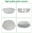 thumbnail image 3 of netuera 10 Pack Clear Thick Plastic Heavy Duty Sturdy Plant Saucer Drip Trays for pot, 3 of 8