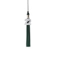 thumbnail image 3 of Class Act Graduation Kindergarten Graduation Tassel - 2022 - Bling Charm - 2 Color, Dark Green / White, 3 of 9