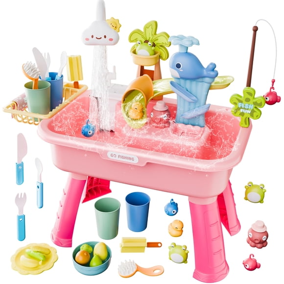 Mesa de agua Cosminy 2026 con fregadero y bomba para niños