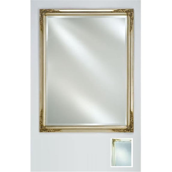 Afina Corporation EC13-1626-WT 16 in.x 26 in.Estate Frame Wall Mirror - Antique White