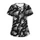 thumbnail image 5 of Fiudx Ofertas Del Día Top de Lactancia con Bolsillo y Cuello En V de Manga Corta con Estampado de Halloween para Mujer, 5 of 5