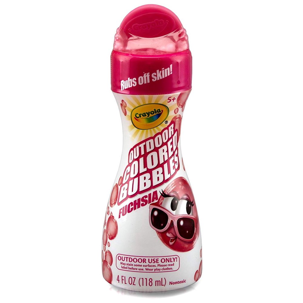 Crayola Fuchsia Outdoor Color Bubbles