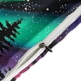 thumbnail image 4 of 3 Pcs Soft Bedding Set, Includes 1 Duvet Cover with Zipper And 2 Pillow Shams,Alaskan Aurora Aurora Borealis Northern Lights Queen(90"×90"), 4 of 8