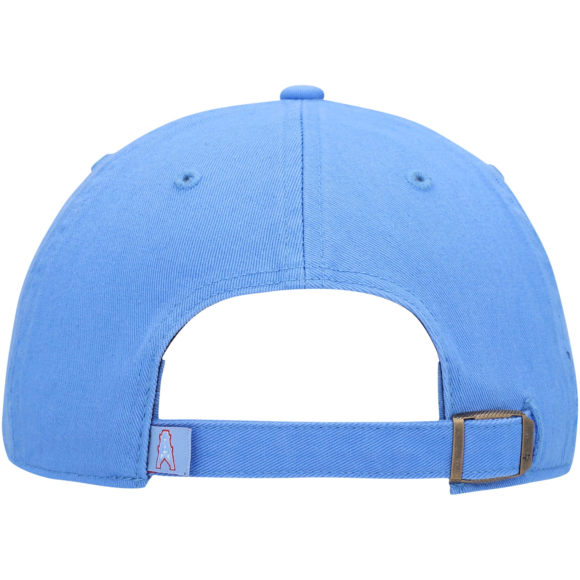 Men's '47 Light Blue Houston Oilers Gridiron Classics Clean Up Adjustable Hat