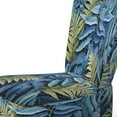 thumbnail image 4 of Designart « Blue Ferns Cobalt Charm II » Fauteuil d'Appoint Rembourré à Fougères Bleues - Fauteuil Moderne pour Salon, 4 of 7
