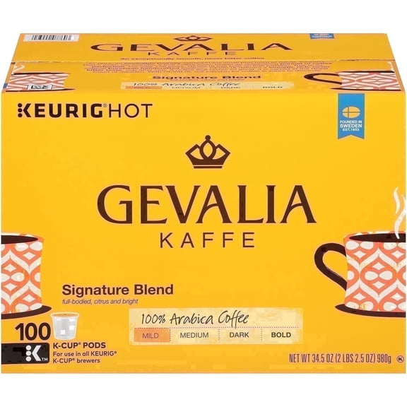 Gevalia Signature Blend K-Cup Coffee Pods 100 Ct