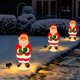 thumbnail image 1 of Luces de Navidad para exteriores, luces de camino de paisaje en forma de Papá Noel, decoración de luces navideñas para patio, porche, 1 Uds., 1 of 5