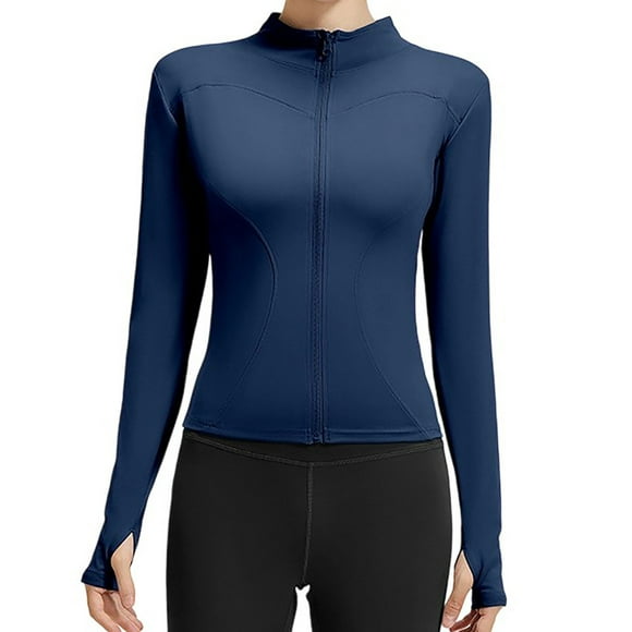 Women's Yoga Coat: Breathable Running & Fitness Top with Shaping Features