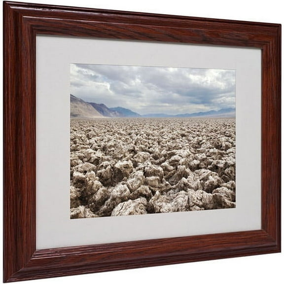 Trademark Fine Art "Devil's Golf Course" Matted Framed Art by Pierre Leclerc