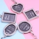 thumbnail image 2 of llaveros de moda con marco de fotos personalizado para parejas, llavero de coche, regalo creativo (plata, 5 estilos), 2 of 7