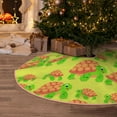 thumbnail image 5 of Haiem Cartoon Turtles 1 Pattern Christmas Tree Skirt Merry Christmas Party Christmas Tree Decoration,New Year Decorations-36", 5 of 6