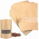 thumbnail image 1 of 50 Pcs Kraft Stand Up Pouch 4.7 X 7.8 Inch Self-sealing Kraft Paper Bag With, 1 of 5