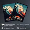 thumbnail image 3 of The Seaside Calls Jaco Beach Costa Rica Sunset Woman of the Waves Sea Siren Ocean Large Wall Art Poster Print Thick Paper 18X24 Inch, 3 of 3