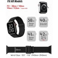 thumbnail image 3 of 2-Pack Compatible Apple Watch Bands 38mm / 40mm / 41mm/ 42mm For Women and Men For Series 11 10 9 8 7 6 5 4 3 2 1 SE, 3 of 8