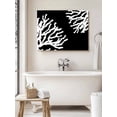 thumbnail image 6 of Coral Black Wall Art for Living Room,Canvas Picture Wall Decor for Bathroom Bedroom,Coastal White Ocean Marine Nautical Beach Painting Artwork for Office Kitchen Hallway Dining Room Decor 16"x20", 6 of 8
