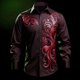 thumbnail image 1 of Camisa casual con botones y solapa para hombre para otoño e invierno, camisetas de manga larga para hombre, suaves y cómodas, nuevo estilo, talla grande, 1 of 6