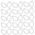 thumbnail image 4 of Earring Pendant Connector, 30pcs Earring Connectors DIY Geometric Geometric Pendant Connector Hollow  For Earrings For Bracelets For Necklaces, 4 of 8
