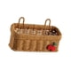 thumbnail image 4 of Cesta tejida organizadora de almacenamiento, cesta decorativa para colgar en la pared, cesta para plantas de jardín, decoración de pared para sala de Marrón claro S, 4 of 8
