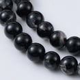 thumbnail image 2 of Natural Black Beads Strands Round 4mm Hole: 0.6mm about 95pcs/strand 15.51''(39.5cm), 2 of 3