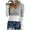 Gray-35, variant on STETMN Women's Ribbed Knit Tight Sweater Casual Button Ruched Tops Slim Fit Color Block Shirts