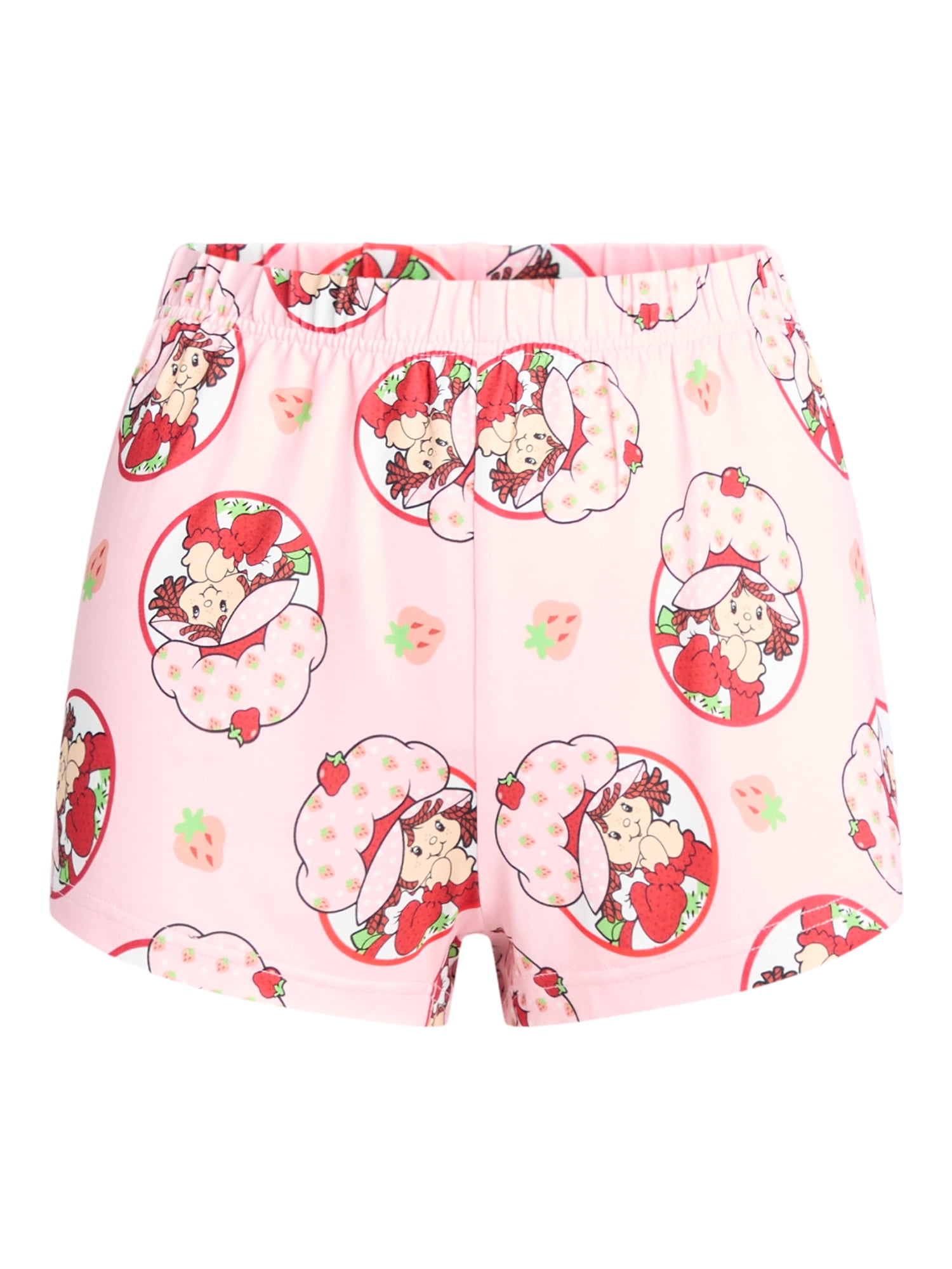 Care Bears and Strawberry Shortcake Women's Sleep Shorts, 2-Pack, Sizes XS-3X
