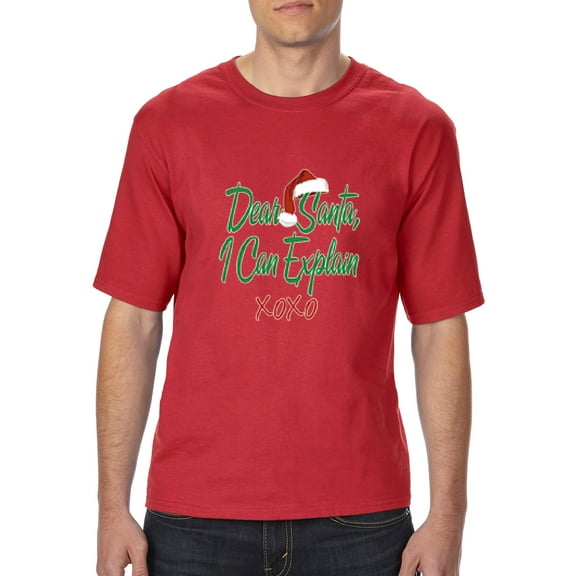 NIB - Big Men's T-Shirt - Dear Santa