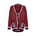 thumbnail image 2 of Vedolay Coats Casual Jackets for Women 2023 Long Sleeve Open Front Button Jacket,Red One Size, 2 of 5