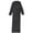 black, variant on Verona Collection Womens Gianna Maxi Dress, Black, Medium