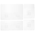 thumbnail image 1 of Ganchos de pared adhesivos de la rejilla de ducha de 20 piezas ganchos de pegatinas transparentes ganchos adhesivos, 1 of 6