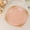 rosegold/blush, variant on SDOTXA 10 Pack | Clear/Gold Baroque 8” Round Plastic Dessert Salad Plates Disposable Tableware with Leaf Embossed Gold Rim