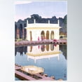 thumbnail image 2 of Shalimar Garden, Lahore By Yoshida Hiroshi Poster Wall Art, Modern Wall Decor For Living Room Bedroom, 16x24 UNFRAMED, 2 of 3