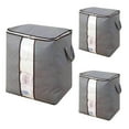 thumbnail image 1 of Sac de Rangement en Liquidation 3 Pack Sacs de Vêtements en Liquidation, Conteneur de Vêtements Compact, Sac de Rangement Pliable, Sac de Rangement pour Jouets, 1 of 3