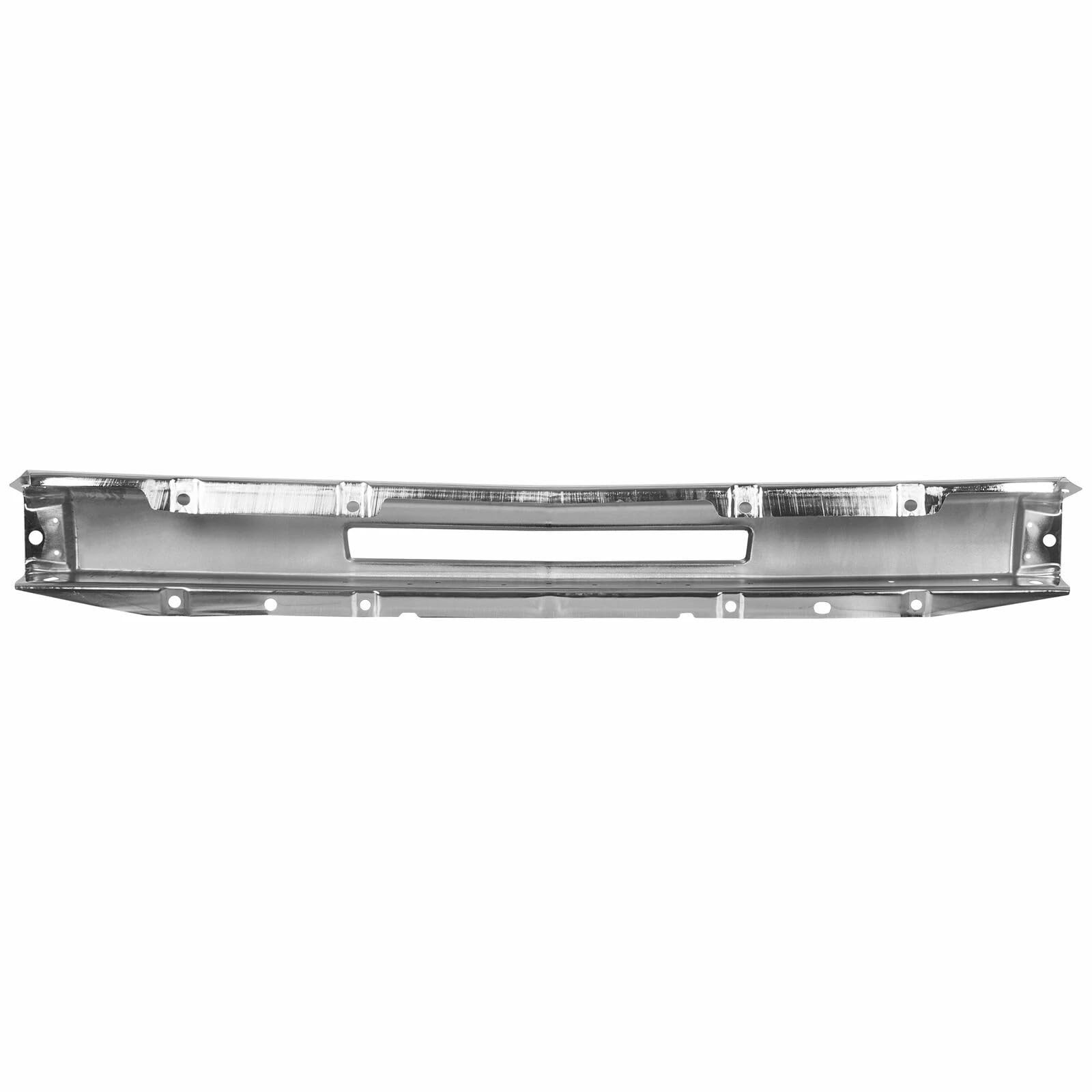 Suitable for Chrome Steel Impact Bar for 2007-2013 Chevy Silverado 1500/2500/3500 Pickup Front Bumper - Replacement for GM1002831 & 15941850