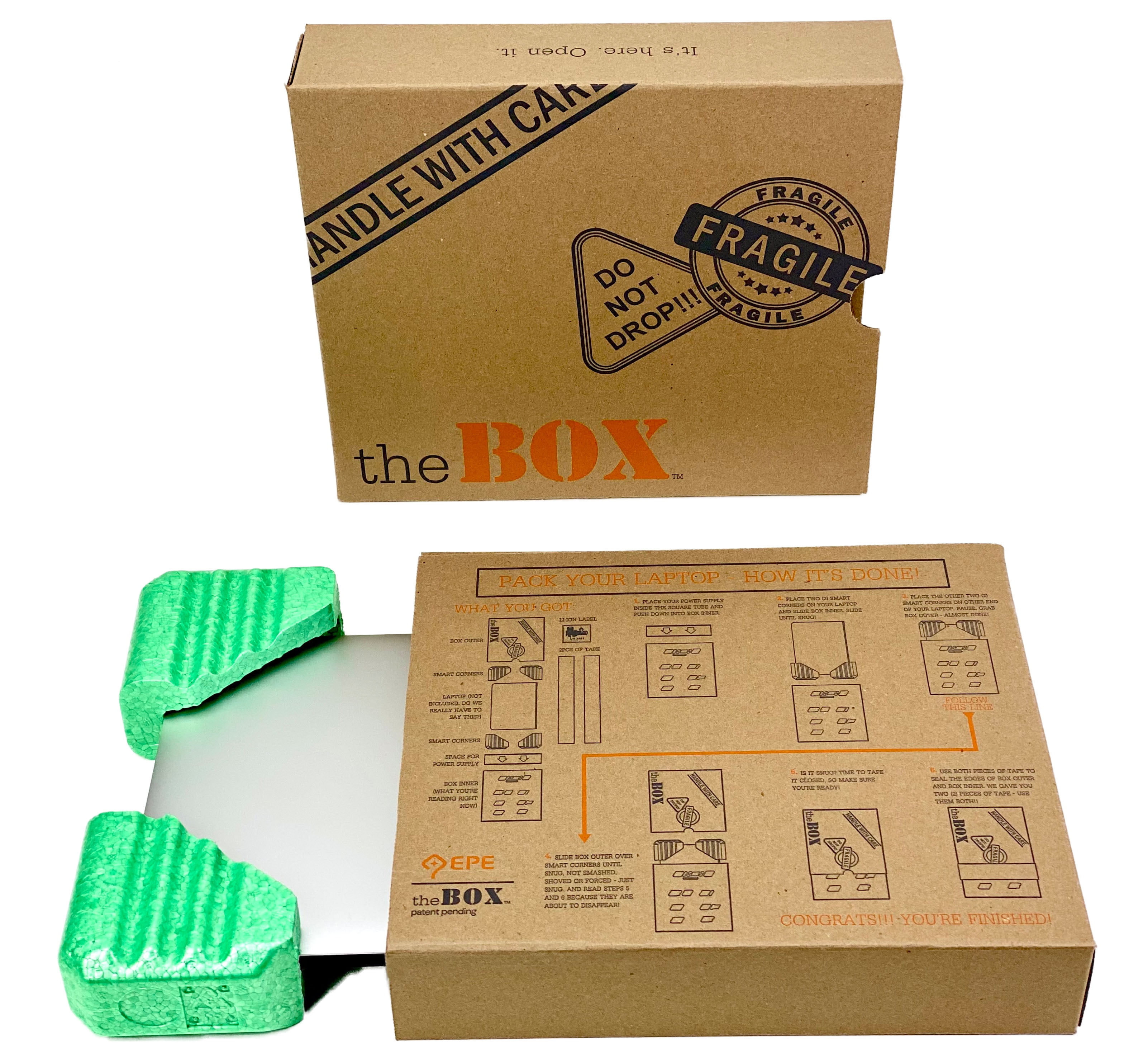 Universal Laptop, Notebook and Tablet Shipping Box, FedEx/UPS/ISTA