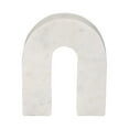 thumbnail image 6 of Arch Marble Stone Sculpture Figurine for Home and Bathroom Decor - Modern Decorative Object for Office and Room - Minimalist Ornament for Living Room, Shelf and Coffee Table Decor - 7", White, 6 of 12
