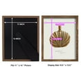 thumbnail image 4 of Gilded Toiletries II - Framed Print w/glass - Walnut, 4 of 7
