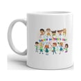 thumbnail image 2 of Happy Motherâ€™s Day With Kids Flowers and Hearts Coffee Tea Ceramic Mug Office Work Cup Gift 15 Oz, 2 of 3