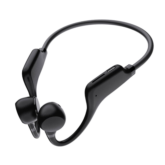 Bone Conduction Headphones,Open-Ear Bluetooth Sports Earbuds with Mic,IP68 Water Resistant Headset for Workout and Running,13hr Playtime(Black)