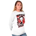 thumbnail image 4 of Kanji Style Betty Boop Major Sass Women's Long Sleeve T Shirt Brisco Brands S, 4 of 6