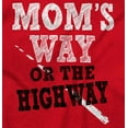 thumbnail image 2 of Moms Way or the Highway Funny Quote Women Plus Size Crewneck Sweatshirt Brisco Brands 2X, 2 of 5