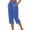 *3-Blue, variant on VBVC Women's Plus Cotton Linen Capri Pants,Drawstring Side Split Cropped Trousers For Women,Ladies Lightweight Summer Lounge Pants with Pockets,Purple,S-5XL
