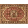 thumbnail image 1 of Ahgly Company Indoor Rectangle Medallion Brown Traditional Area Rugs, 4' x 6', 1 of 4