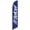 Blue, variant on Cobb Promo Advertising Feather Flag 12ft for Telcel Blue - Replacement Flag Only Without Poleset
