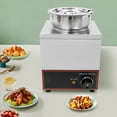 thumbnail image 5 of 150W Electric Cheese Sauce Warmer Dispenser Stainless Steel Hot Fudge Heater, 5 of 12