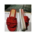 thumbnail image 5 of Wazshop Slide Sandals for Womens,Summer Beach Espadrilles Bow Casual Shoes, 5 of 7