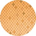 thumbnail image 1 of Ahgly Company Indoor Round Solid Orange Modern Area Rugs, 8' Round, 1 of 4