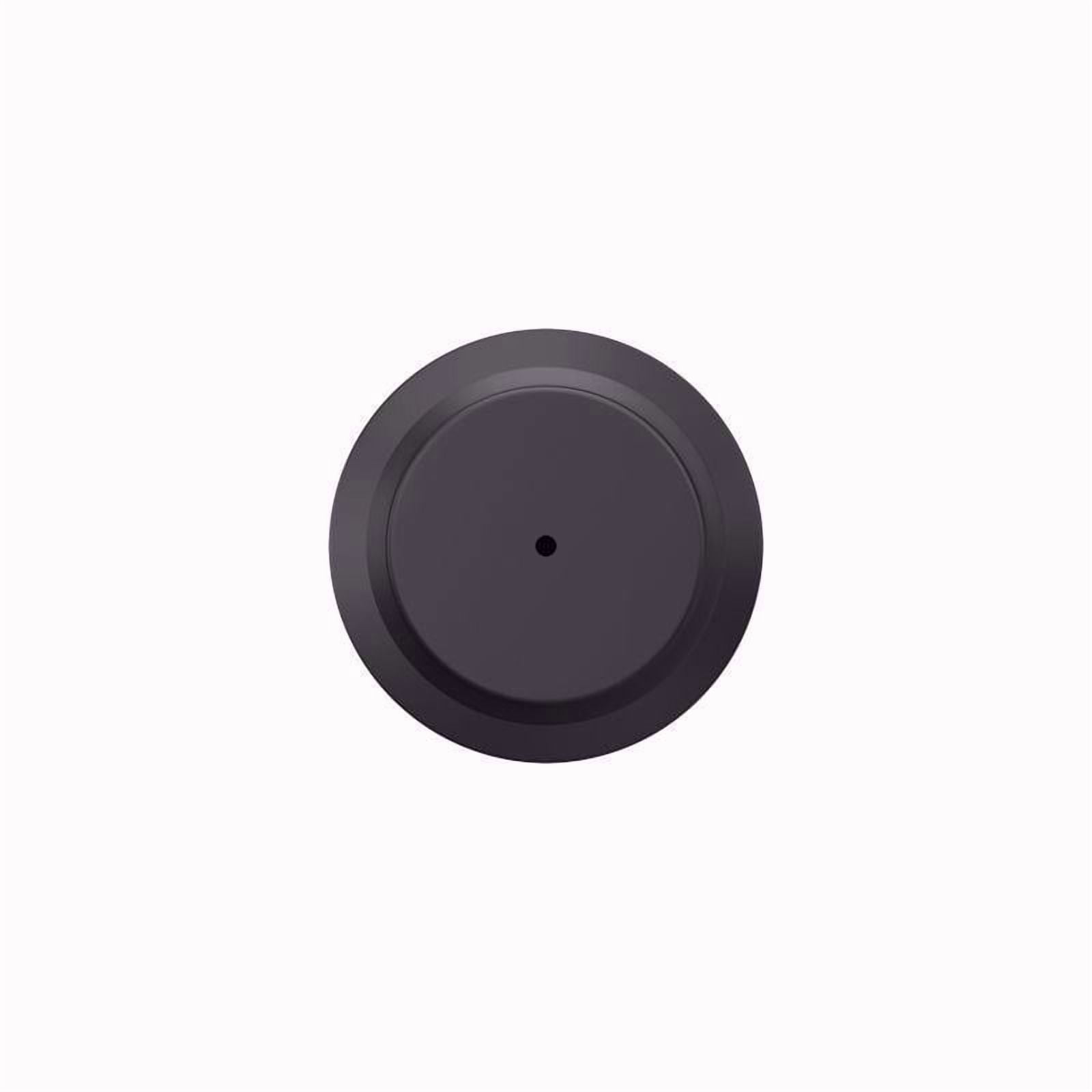 Schlage Bowery Bed and Bath Knob Antique Style - Privacy Door Knob - Matte Black, Right Hand — Residential Use, Standard Application