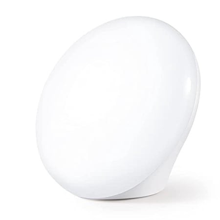 Light Therapy Lamp, 10,000 Lux UV Free LASTAR Sunlight Lamp with Touch Control 3 Brightness Adjustment Level Sun Lamp (White)