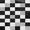 Black and Gray Plaid Pattern, variant on FORMRS 1-Subject Spiral Notebook 8" x 5" College Ruled 60 Refillable Sheet A5 Hard Cover, Halloween Ghosts