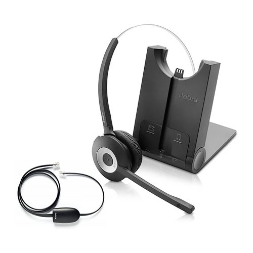 Restored Jabra PRO925 SCR With EHS Mono Wireless Headset (Refurbished